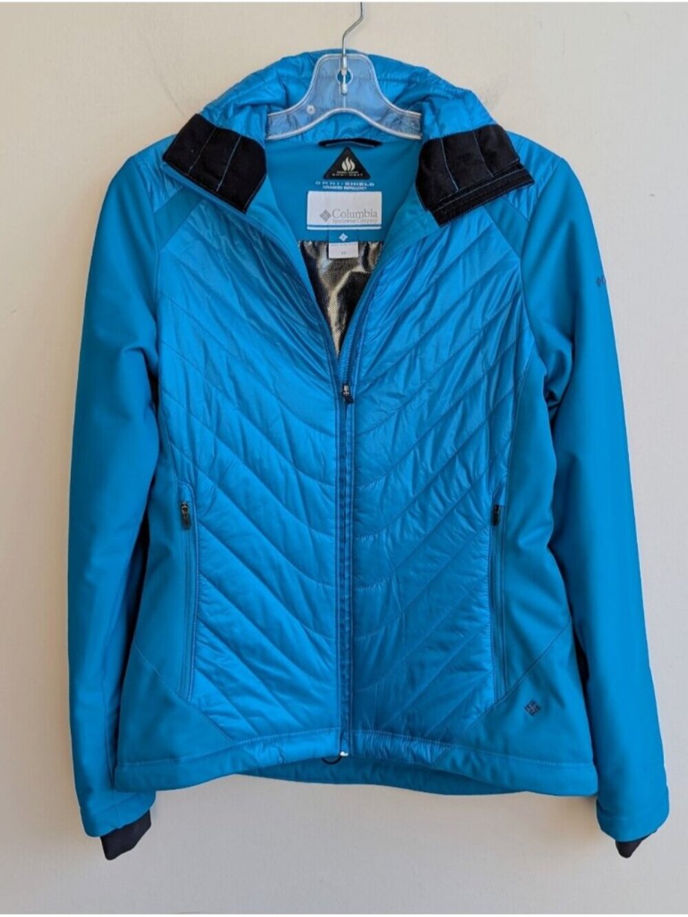 Columbia Thermal Blue Omni Shield Quilted Outdoor Jacket